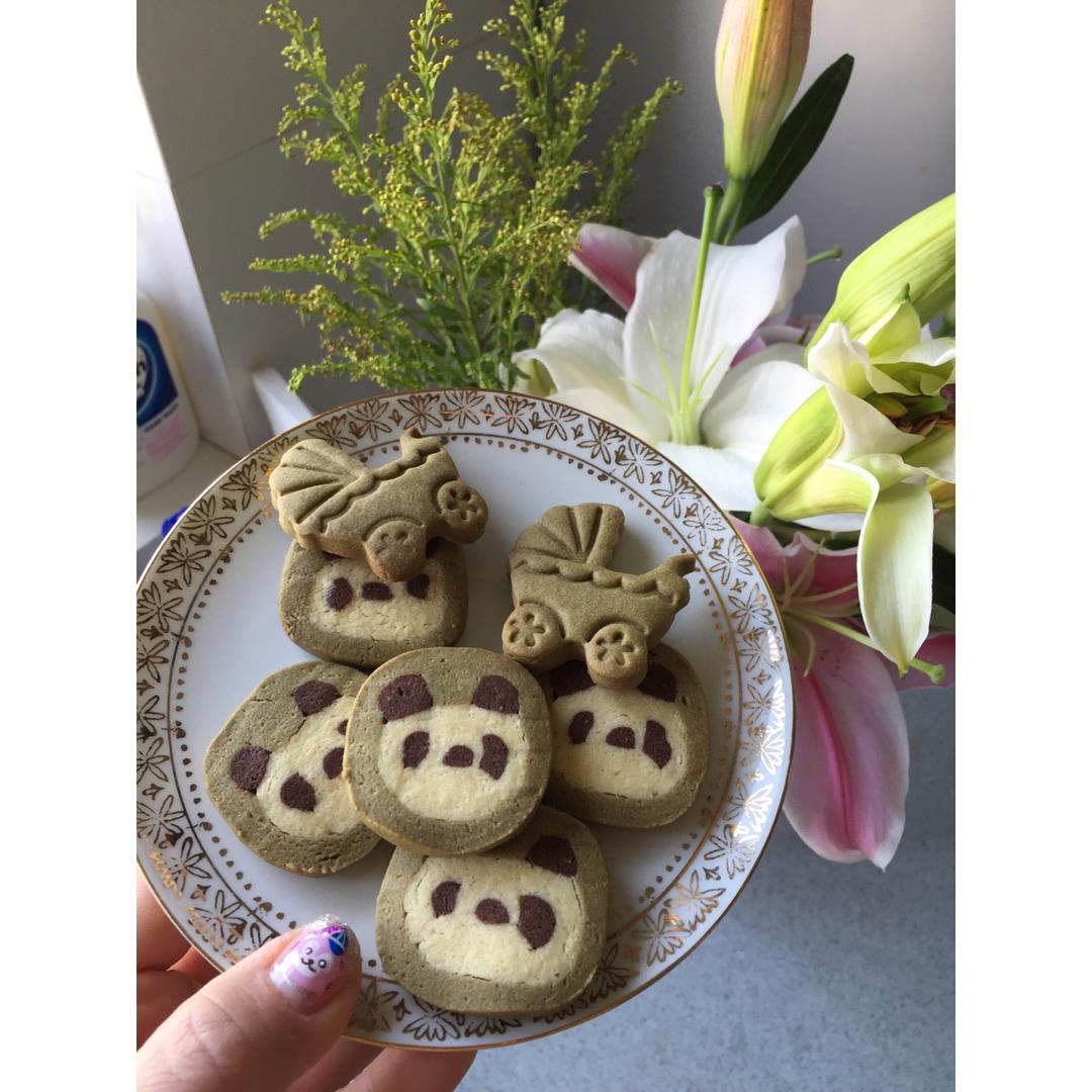 熊猫饼干（稍微修改了下糖小饼的方子）