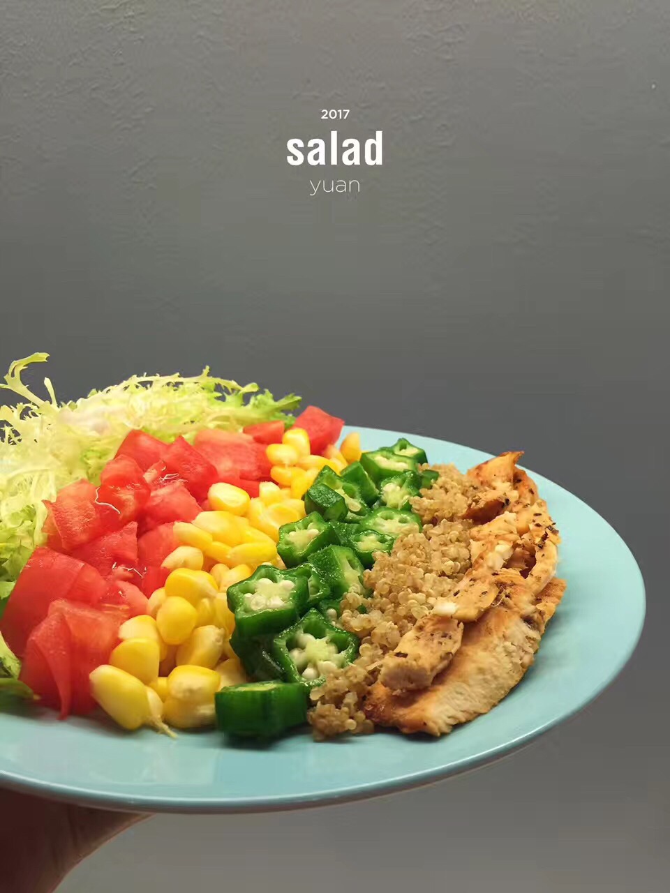 轻食减肥沙拉摆盘参考 一星期不重样的做法