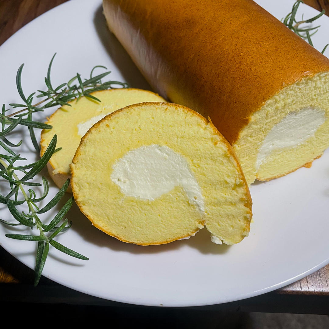 原味蛋糕卷，卷不裂，不掉皮‼️