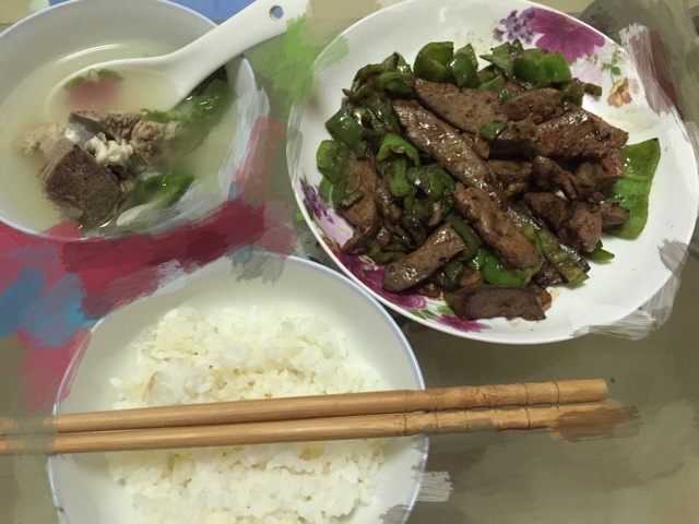 青椒炒猪肝