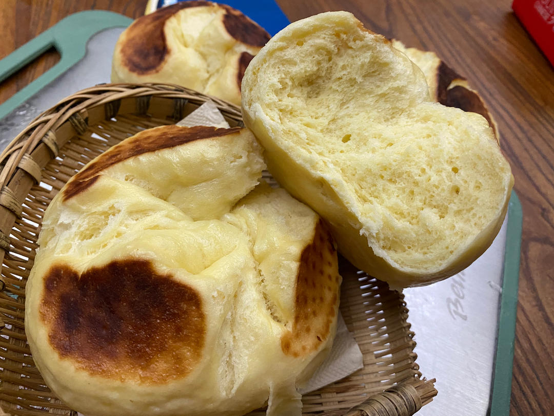 蛋奶开花馒头