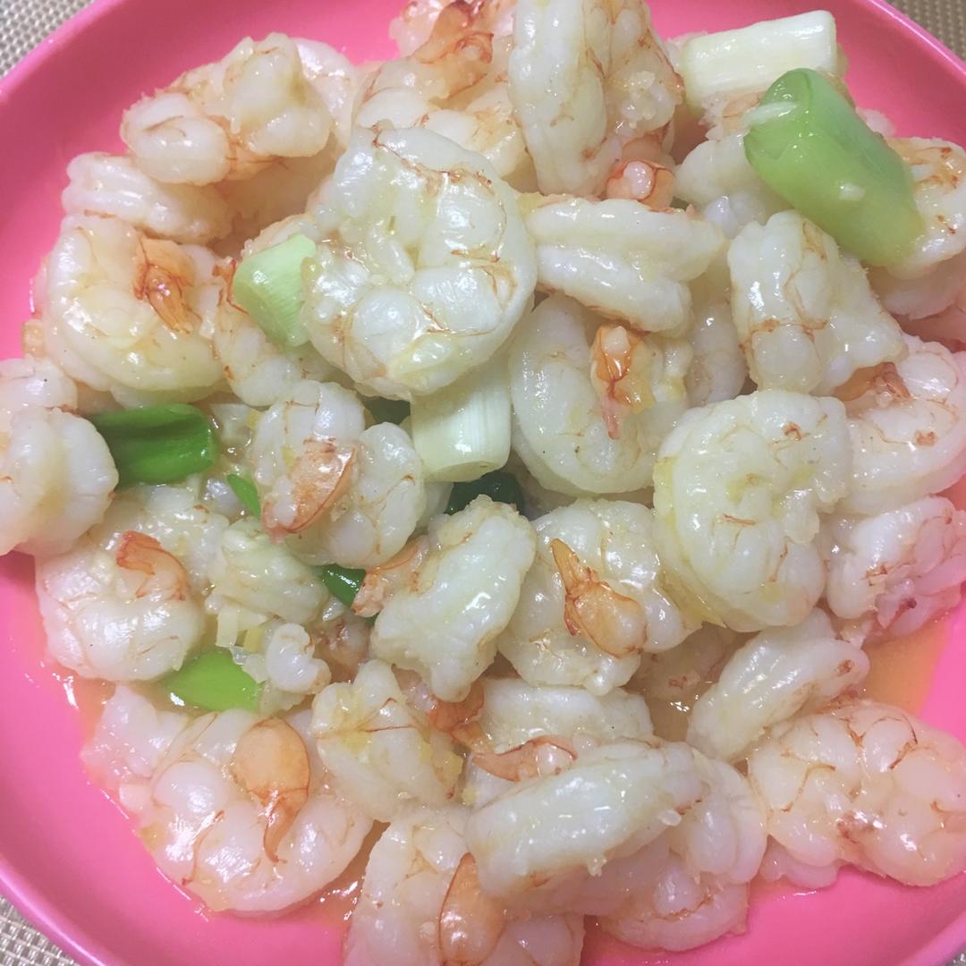 葱爆虾仁