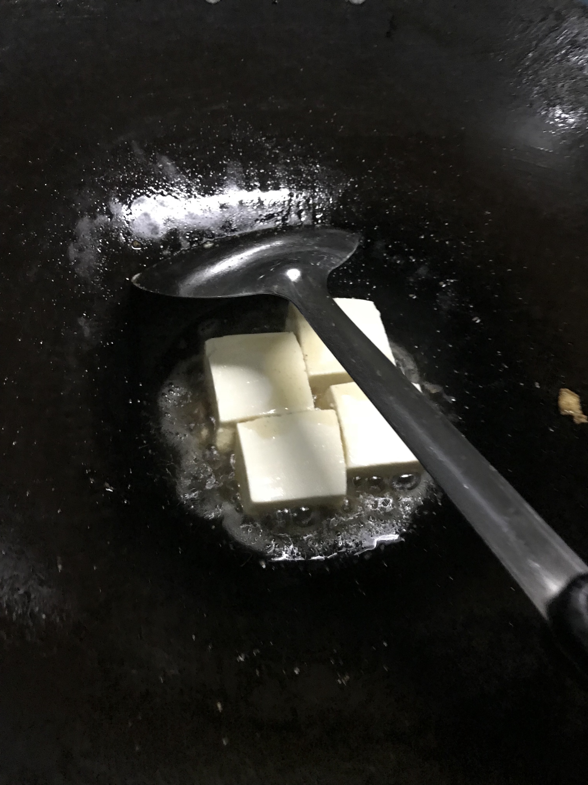 不用鸡蛋淀粉平底锅的懒人煎豆腐的做法 步骤3