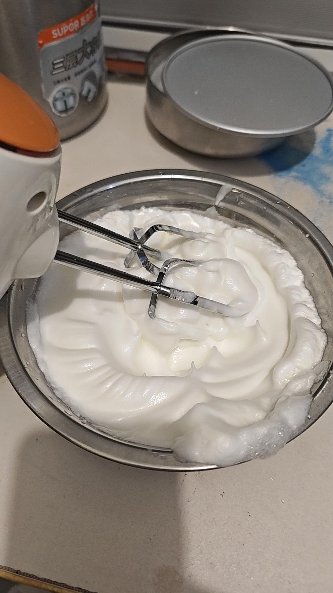 超柔软6寸戚风蛋糕(附8寸配方)零失败 超详细‼️含操作视频