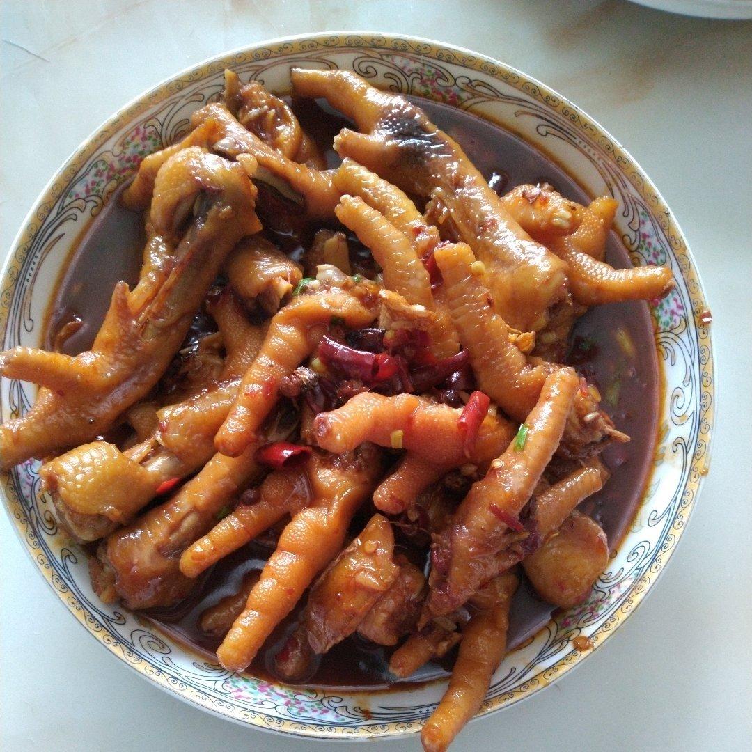 秘制红烧鸡爪
