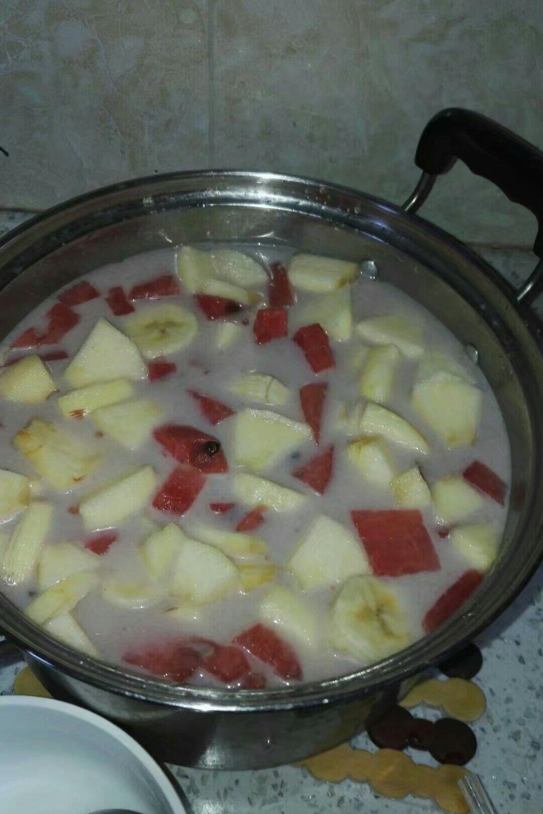 水果什锦西米露