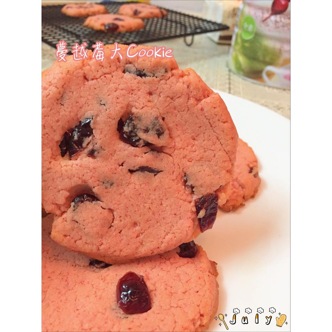 100个easy-to-make菜谱70 | 蔓越莓大Cookie