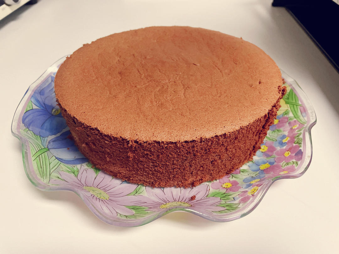 8寸可可戚风蛋糕
