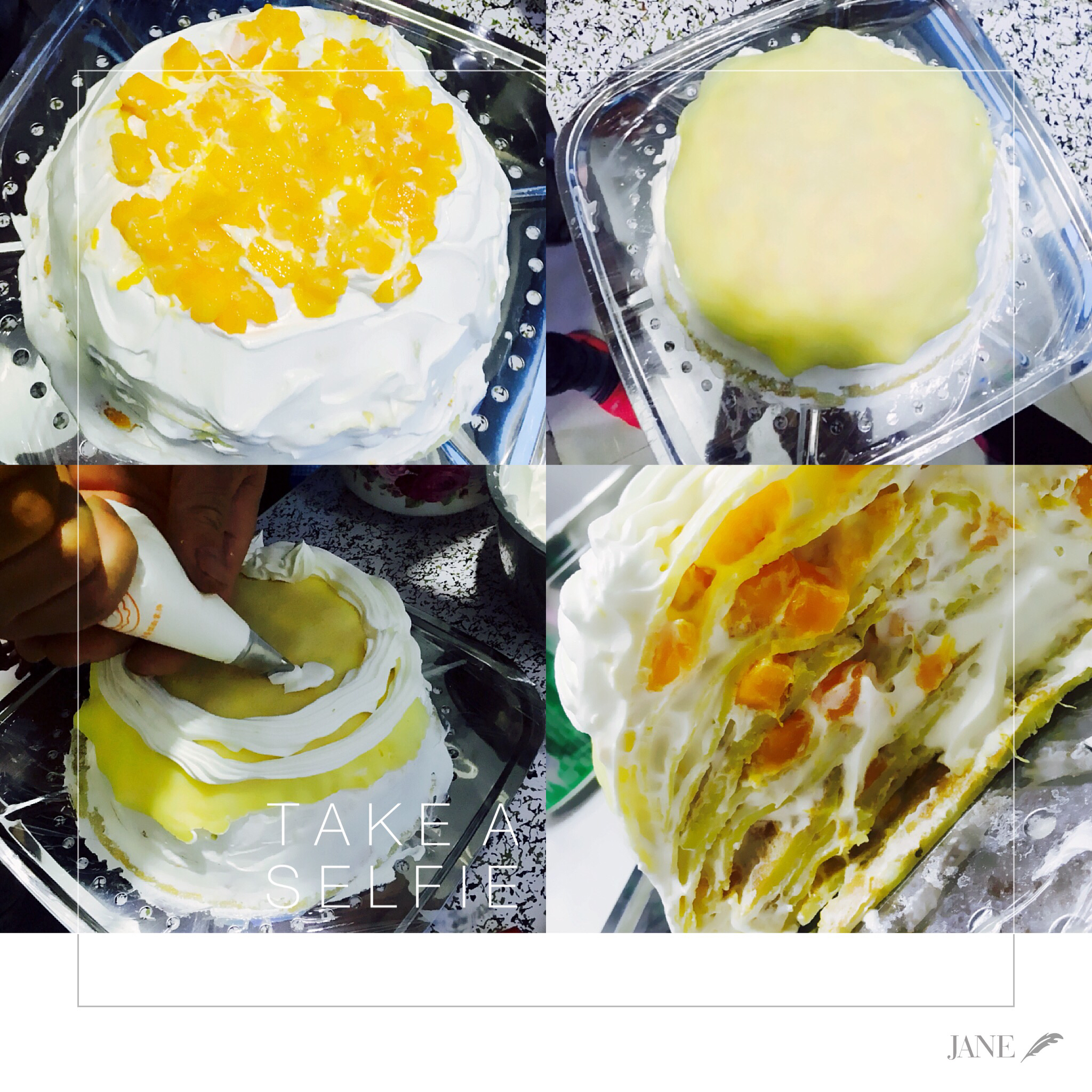 芒果千层蛋糕，100%成功告别煎皮无能