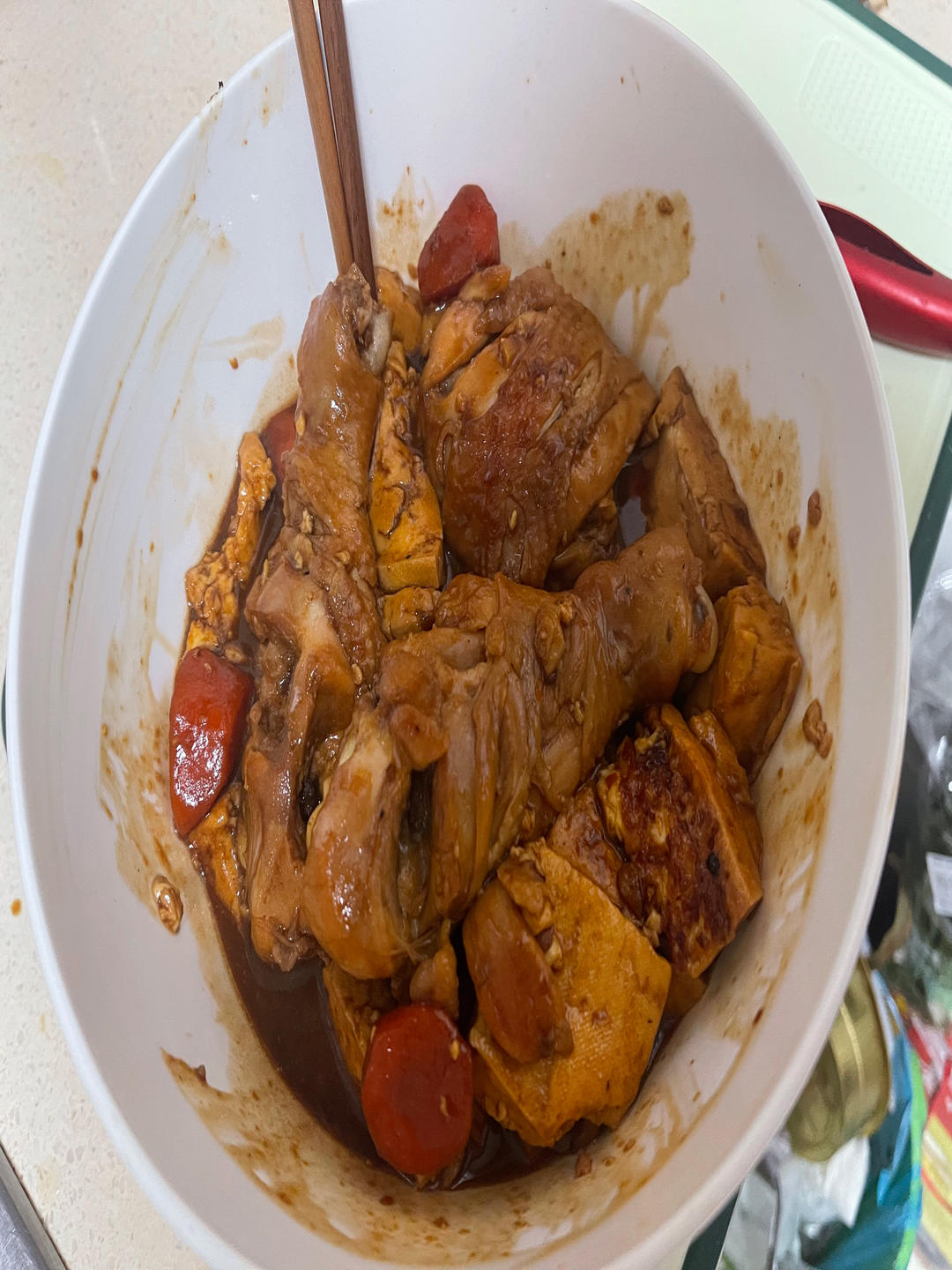 蒜香蜜汁鸡腿肉/好吃巨下饭