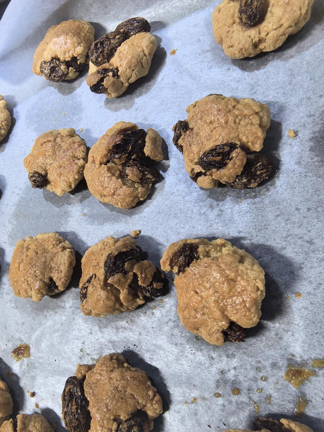 奶香浓郁！酥到掉渣！天然低糖加州葡萄干奶酥！