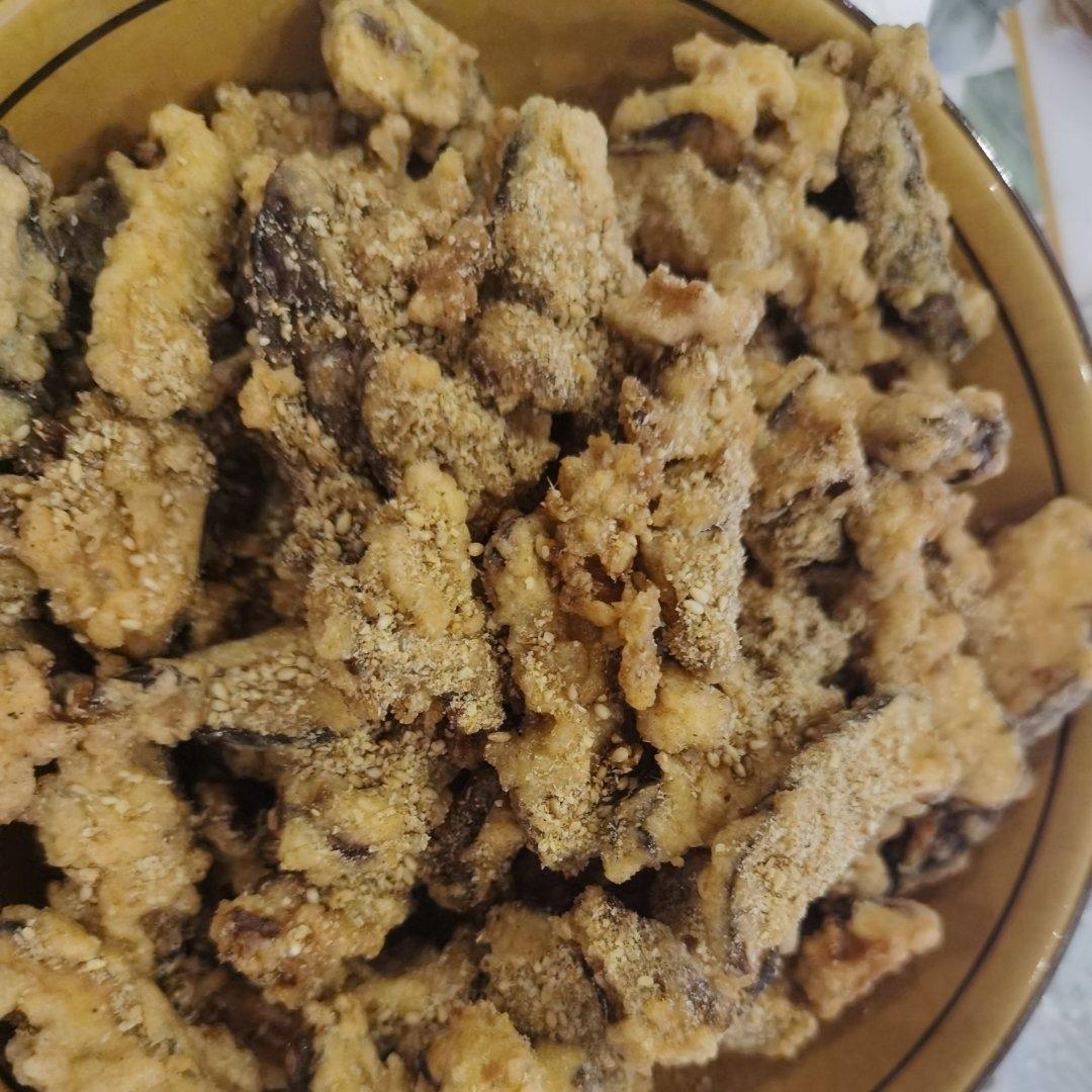 堪比烧烤的炸香菇