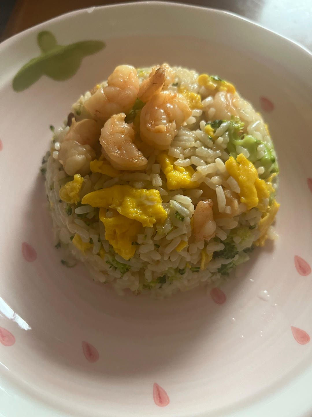 减脂美味营养~西兰花虾仁蛋炒饭