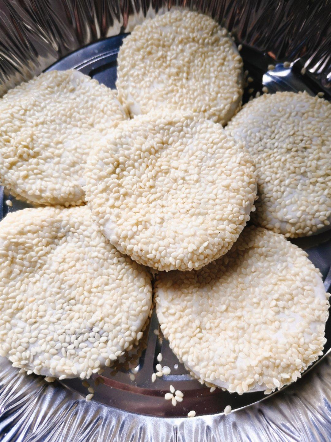 豆沙糯米饼