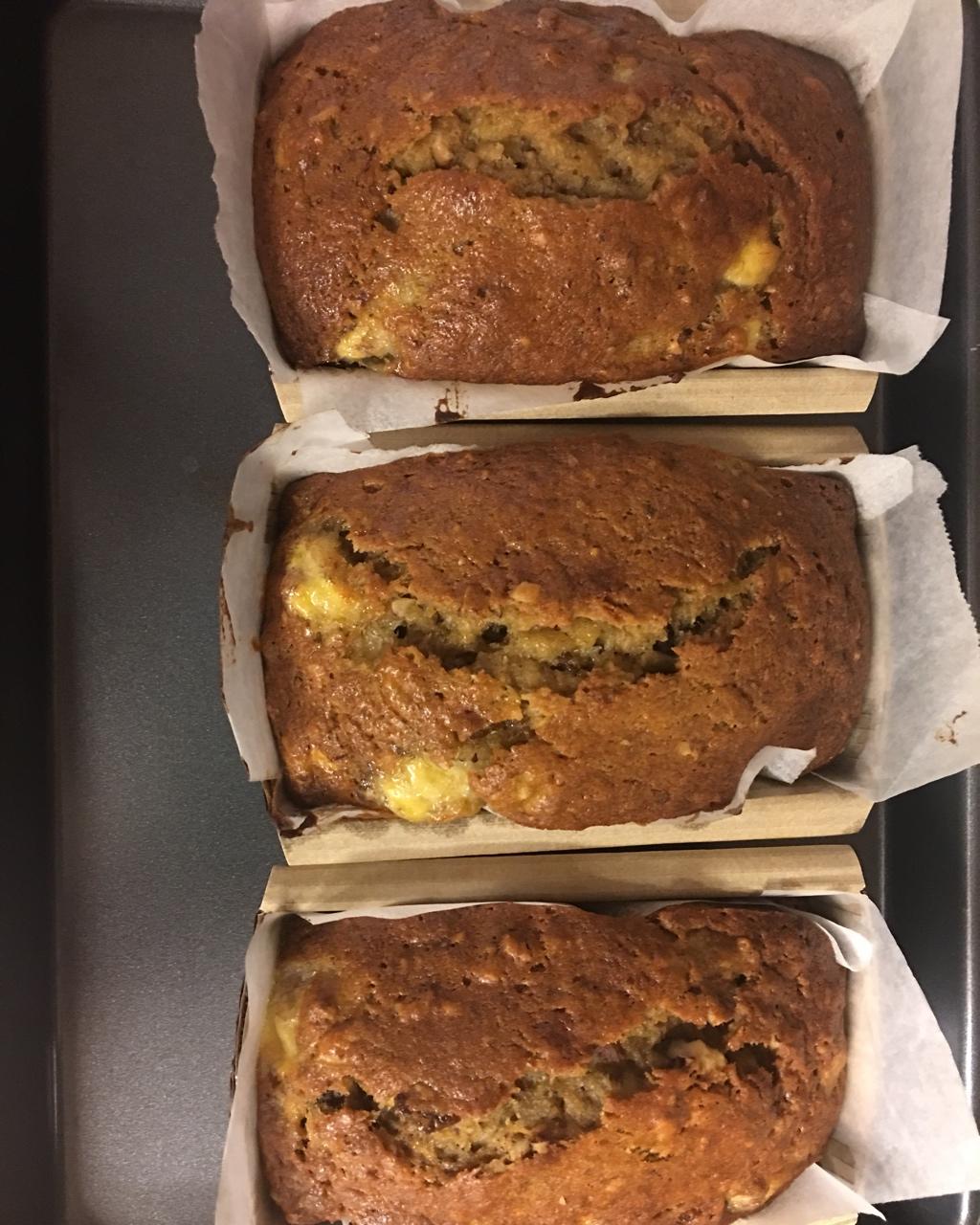 星巴克香蕉核桃蛋糕（starbucks banana walnut bread）