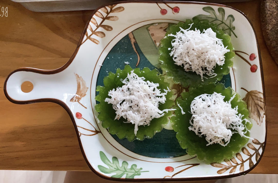 斑斓杯子糕 Kuih Kosui