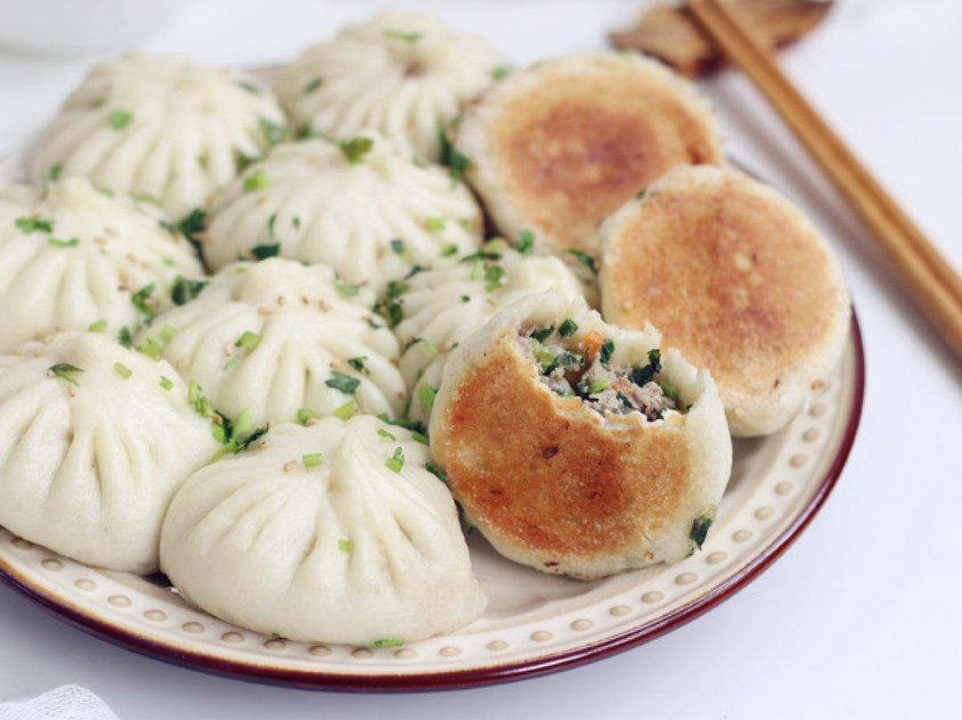 白菜猪肉生煎包