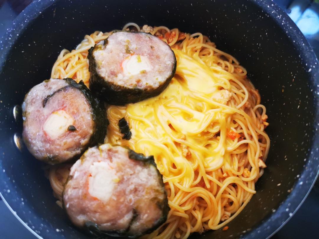 番茄芝士肉酱意面