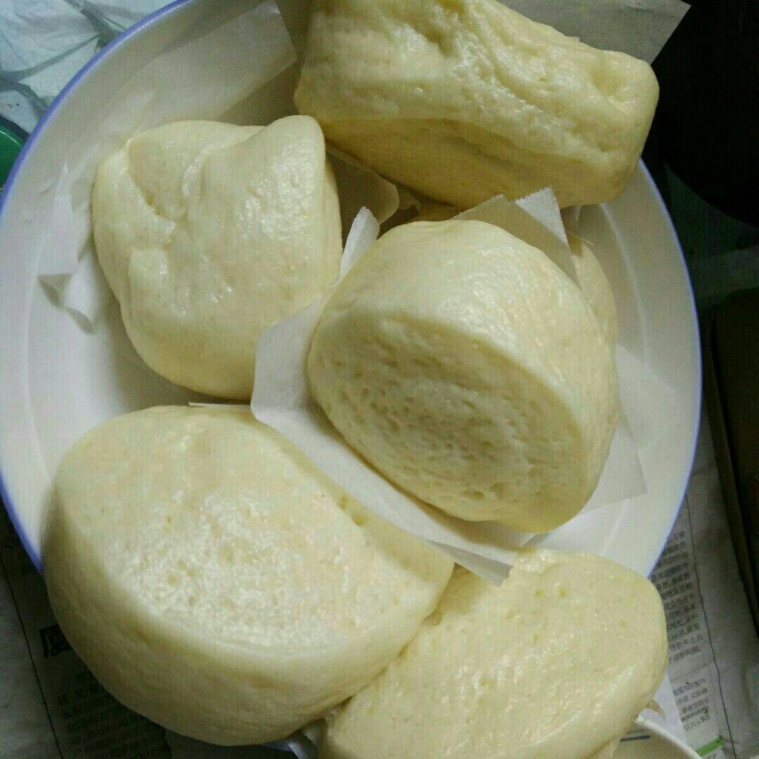 细腻光滑一次发酵牛奶馒头