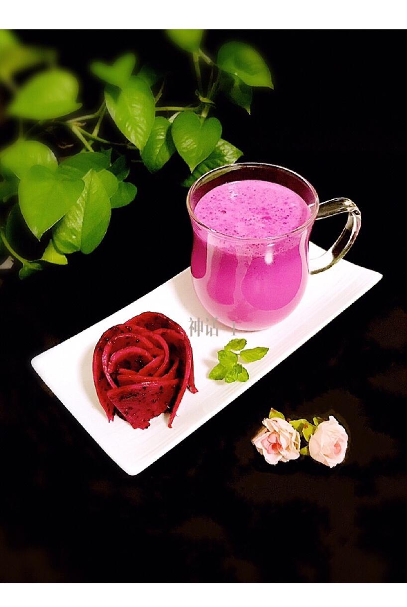 火龙果酸奶果汁