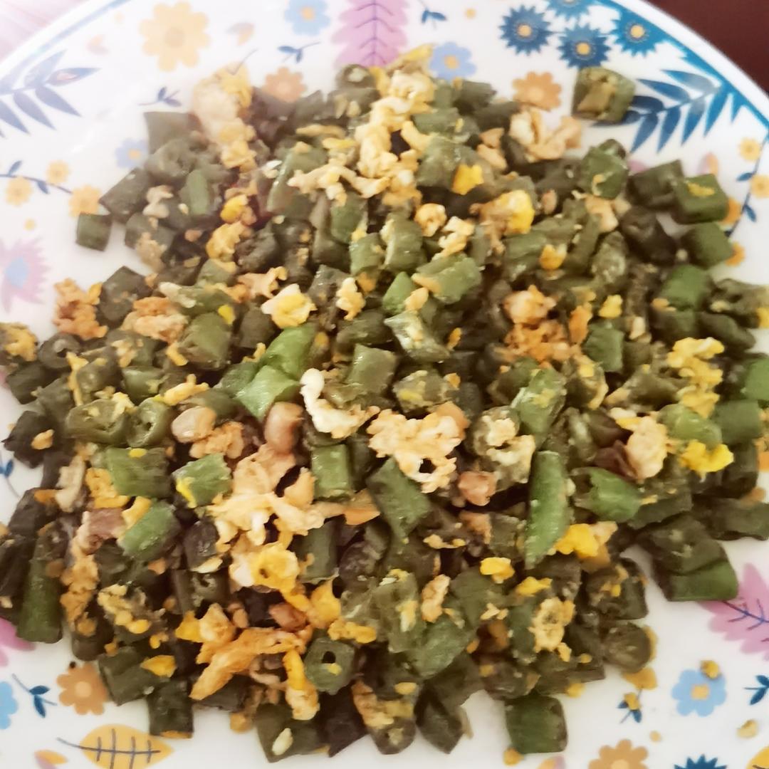 🔥无敌下饭❗️你们一定要试试豆角炒鸡蛋，好吃到哭😭