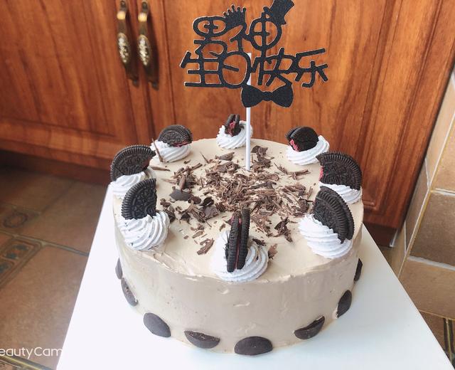 摩卡咖啡生日蛋糕的做法