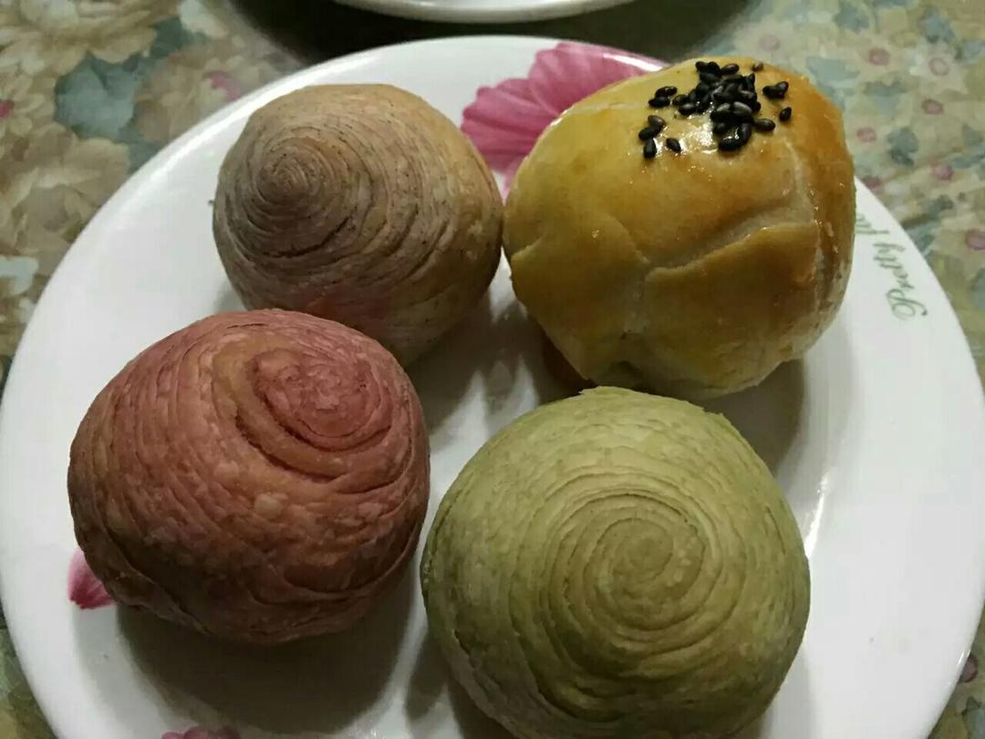 螺旋酥.蛋黄酥.-个人的技巧