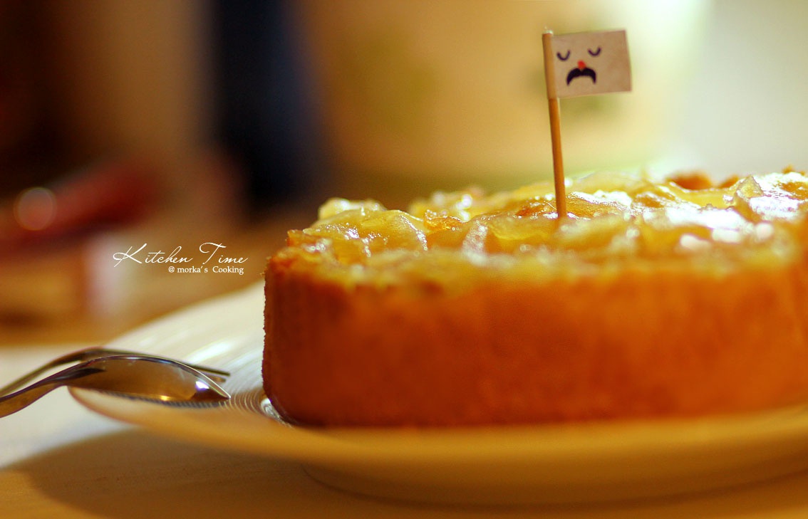 焦糖苹果翻转蛋糕