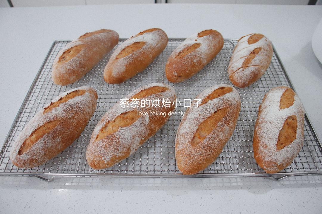 低卡无油面包｜双重玫瑰酒酿欧包