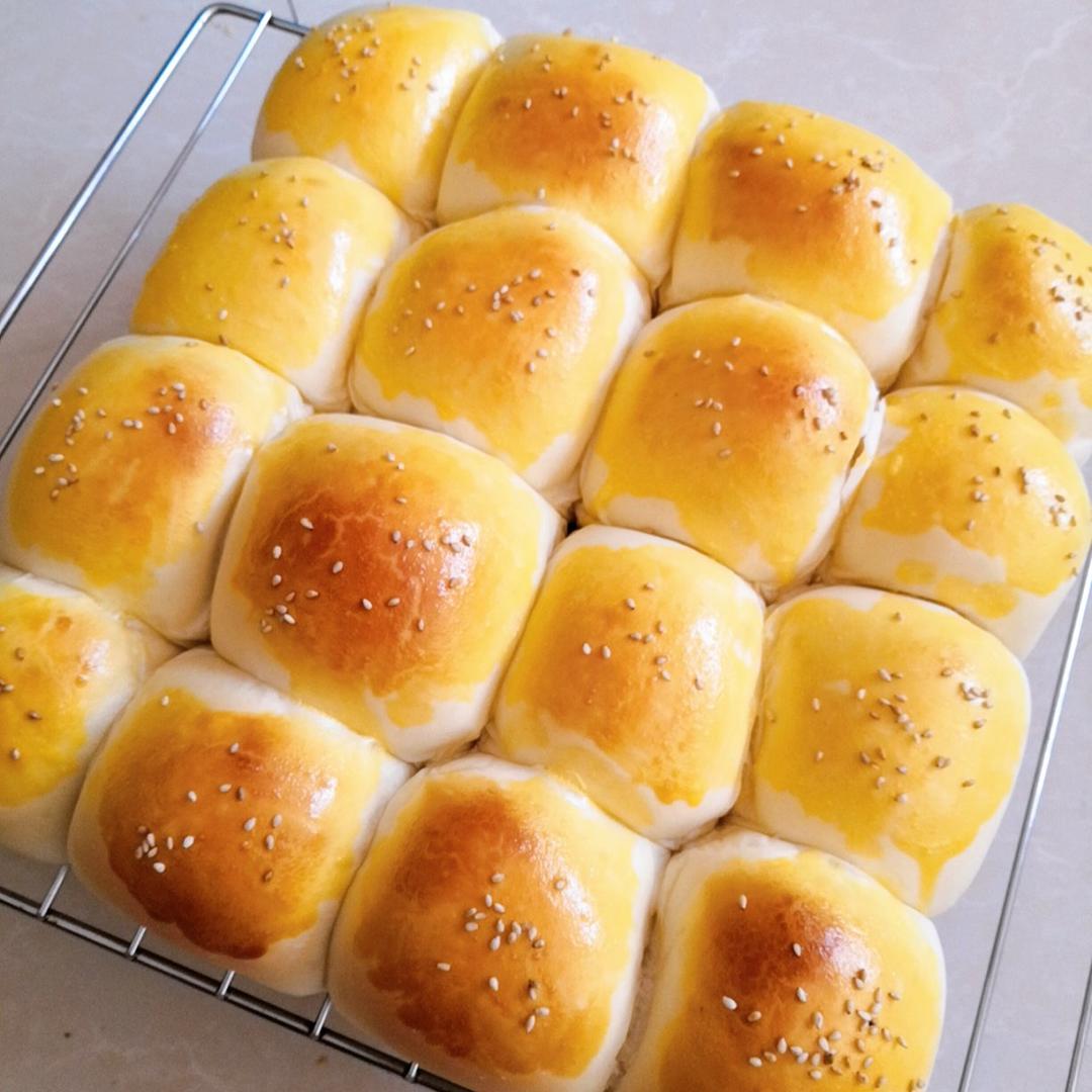 奶黄小餐包-一次发酵超好吃（附快手奶黄馅制作方法）