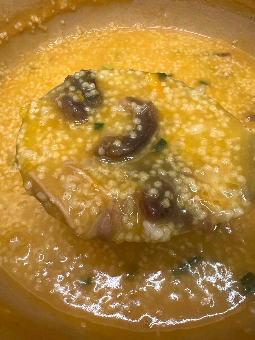 香浓南瓜小米海参粥
