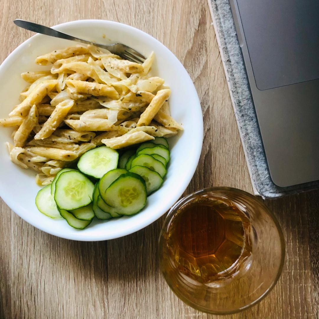 简易版奶油意面