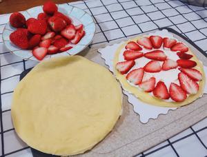 草莓千层蛋糕，超详细教程，一看必会!的做法 步骤10