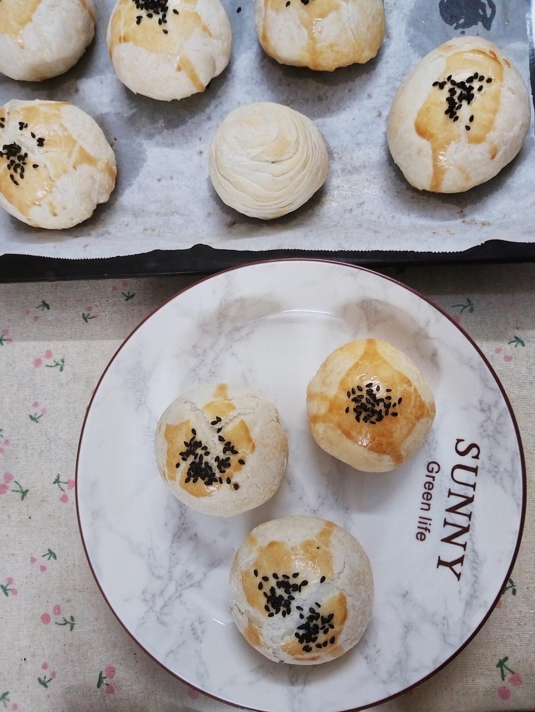 超简单 免揉 酥掉渣的蛋黄酥(超详细附全程视频)不破酥『万能酥皮』