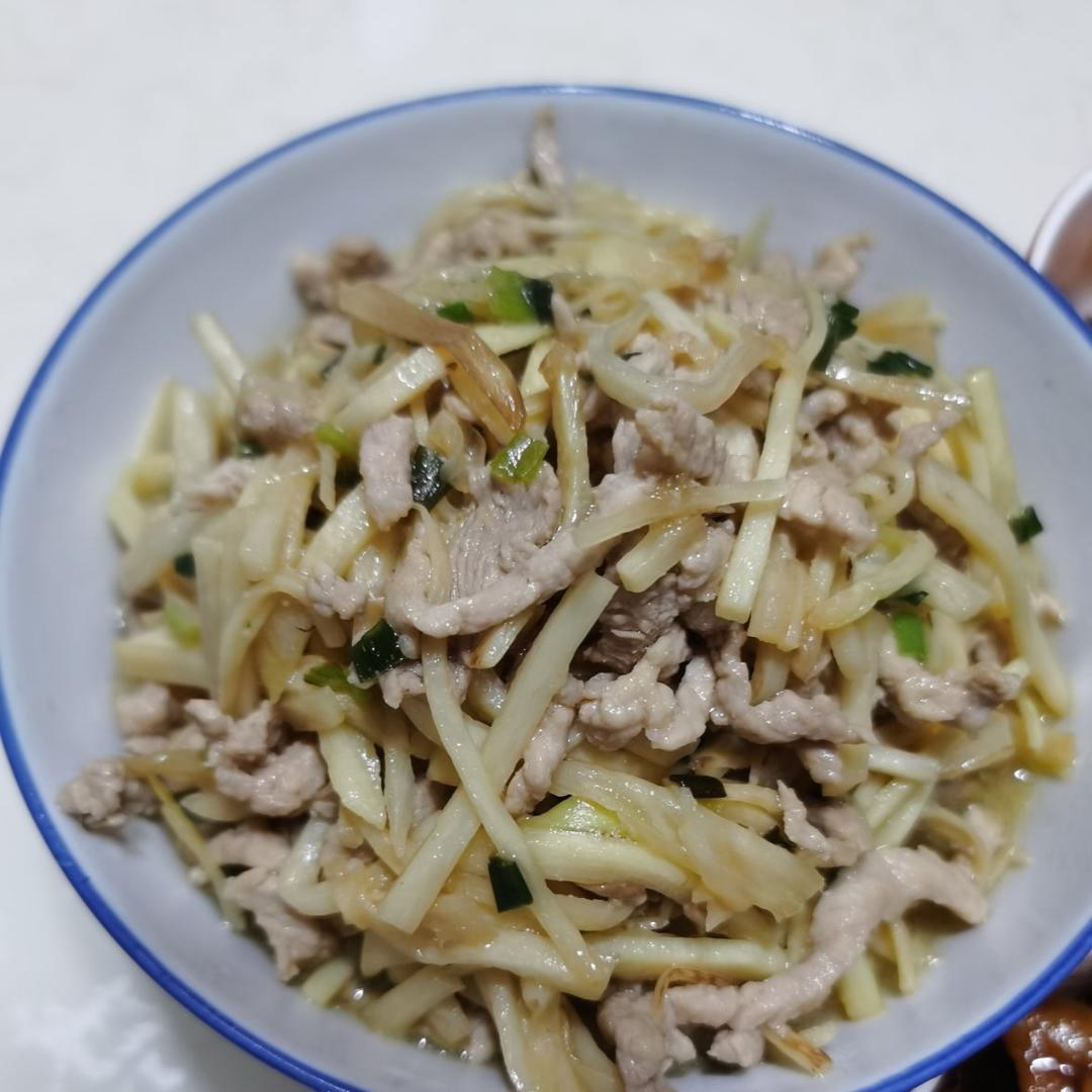 茭白肉丝