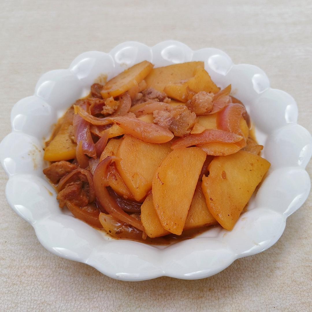 洋葱炒土豆