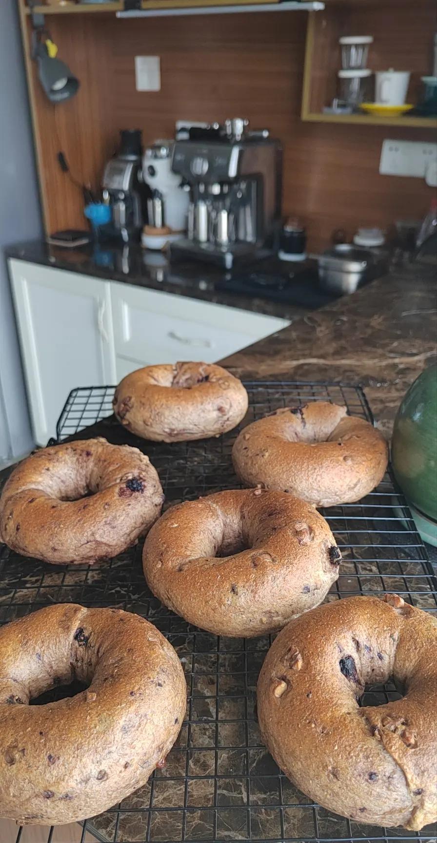 无糖低油也很软的50%全麦贝果，减肥控糖健身都能吃