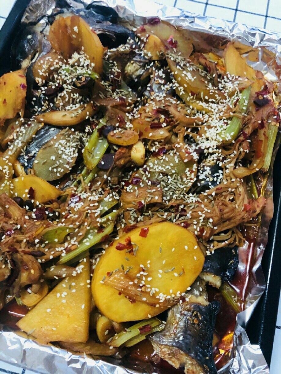 【小海家庭厨房】家庭美食-家庭版烤鱼