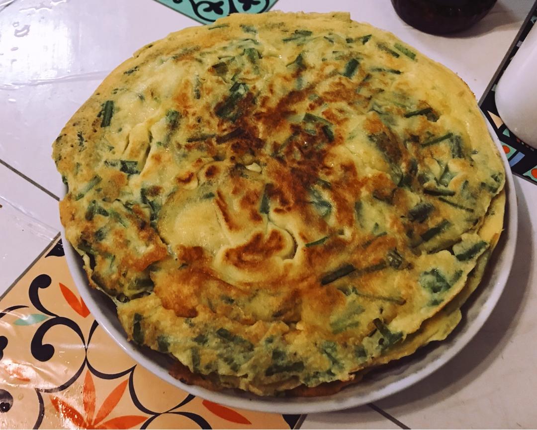 韭菜鸡蛋饼