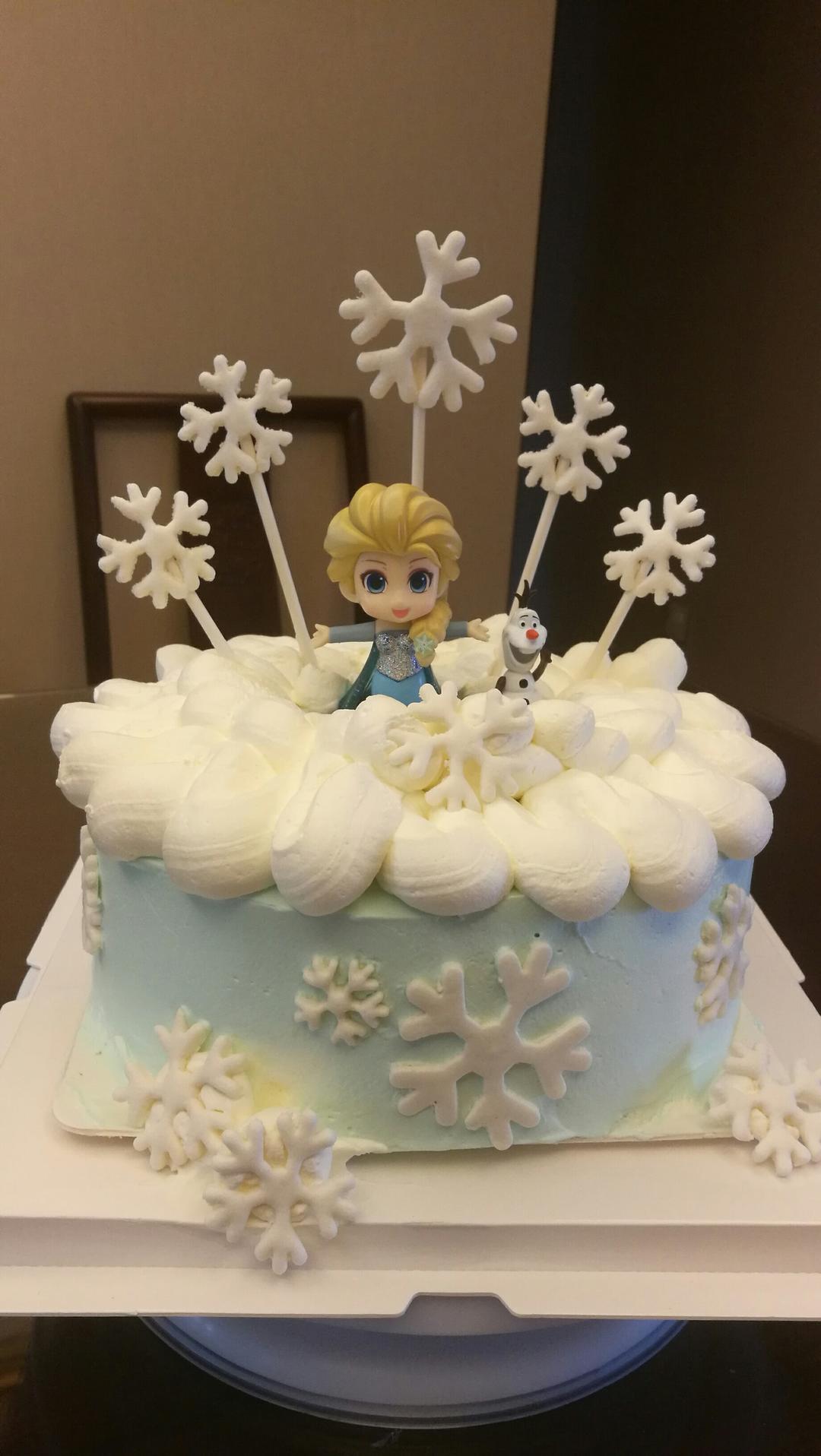 冰雪奇缘蛋糕