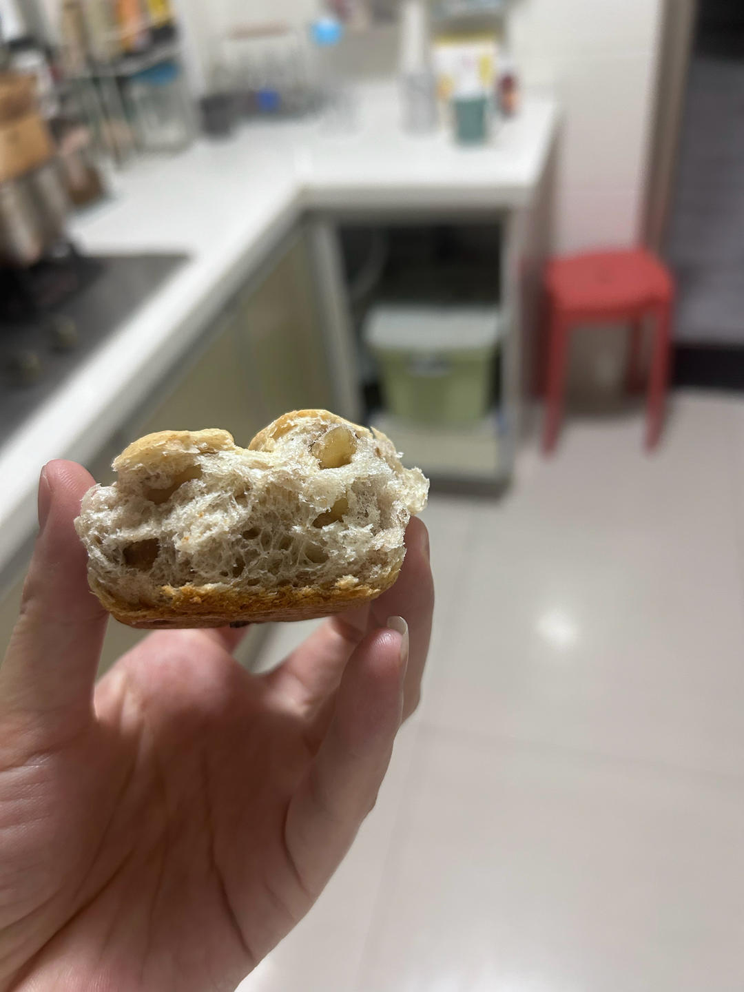 核桃蔓越莓软欧包