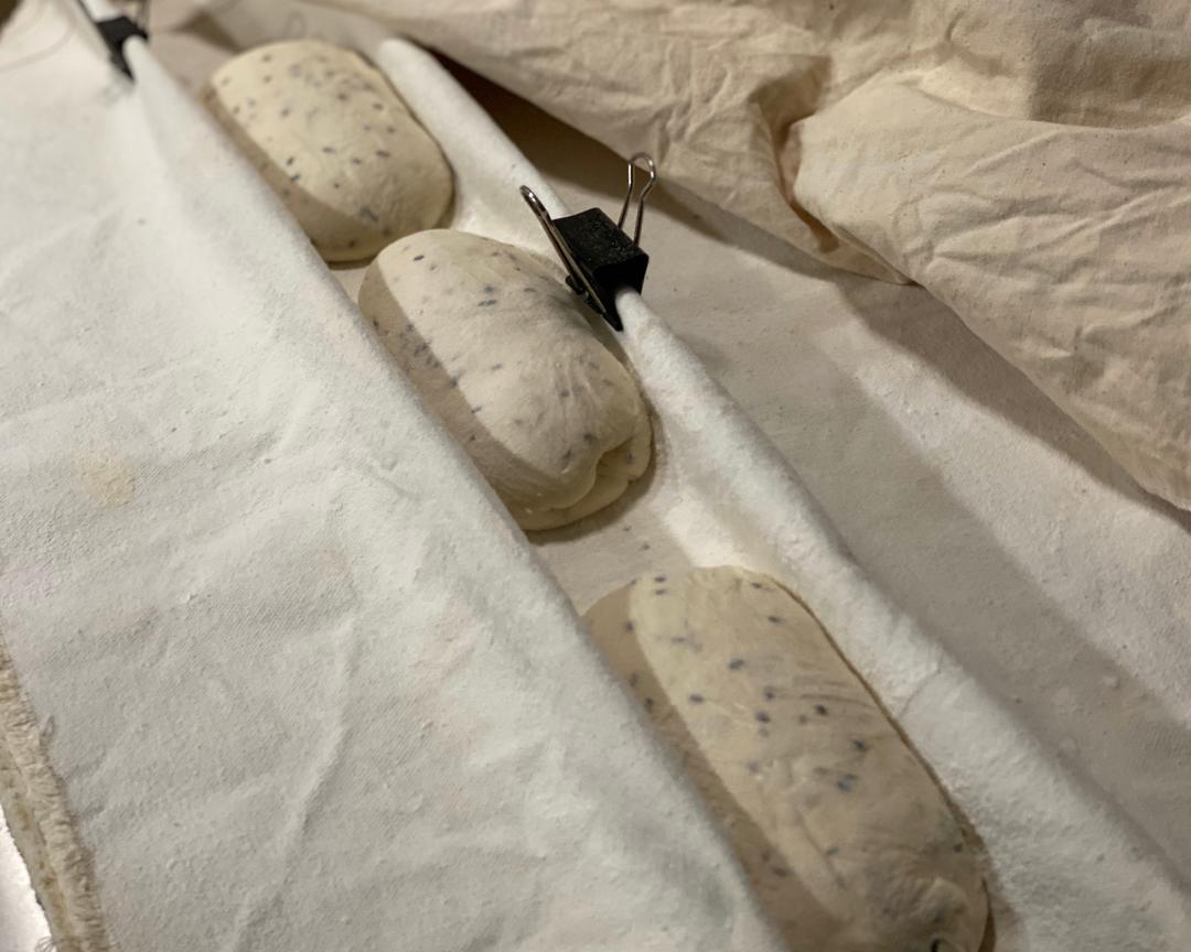 【鲁邦种】隔夜黑芝麻法棍的做法 步骤10