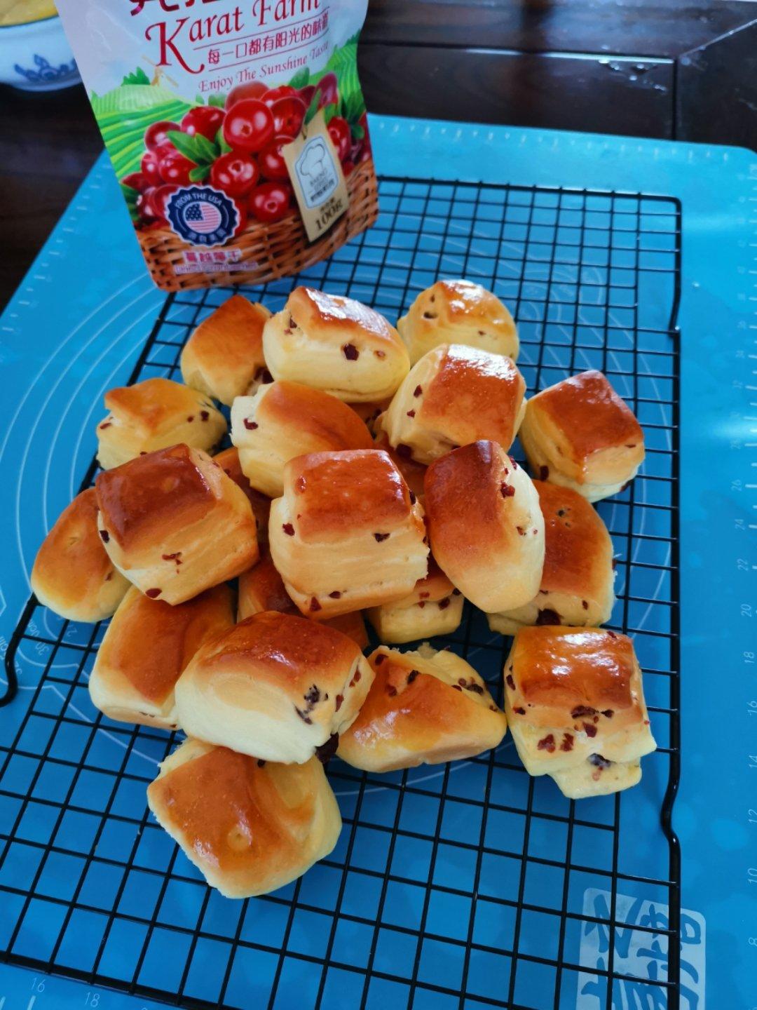 蔓越莓优格小面包块