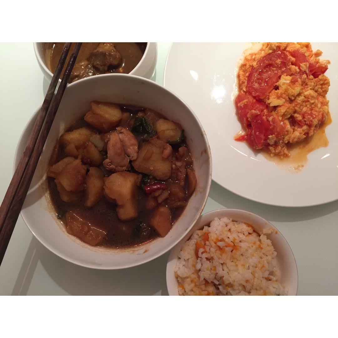 土豆炖鸡块