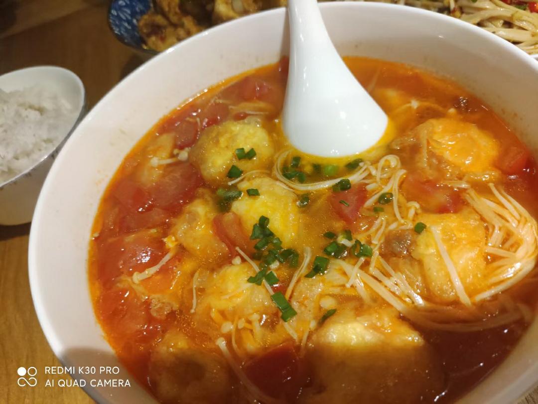 金针菇烧日本豆腐