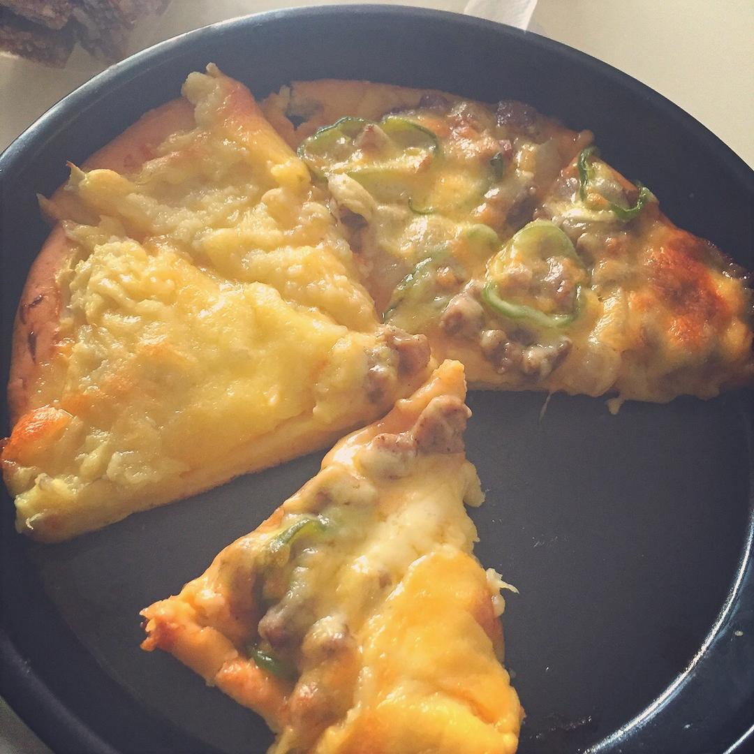 黑椒牛肉厚底披萨