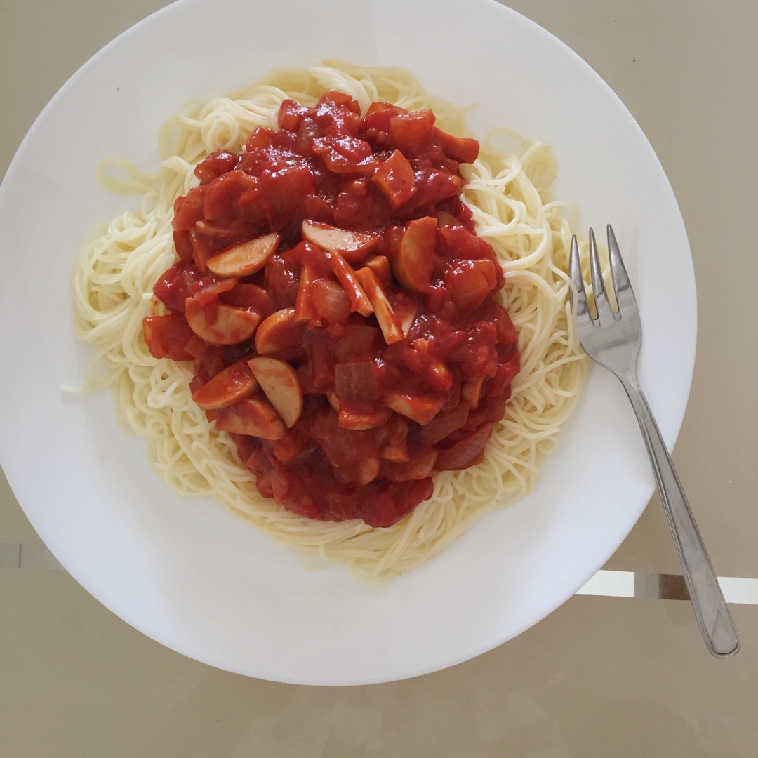 番茄意大利面