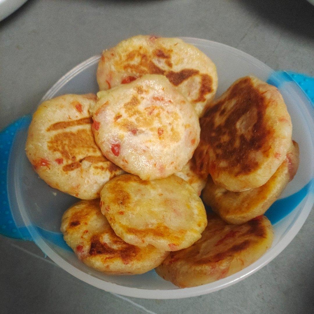 【宝宝辅食】胡萝卜红薯饼