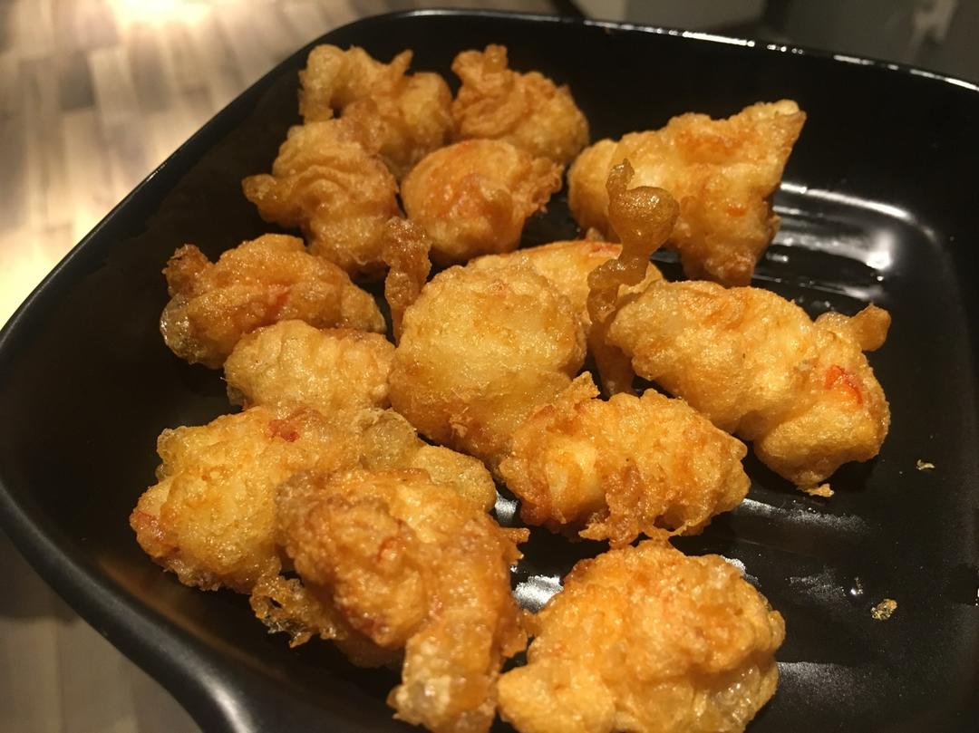 阿根廷红虾：炸虾球