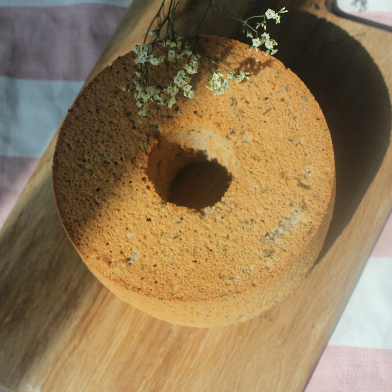 『百利甜红茶戚风』酒香、奶香、茶香。